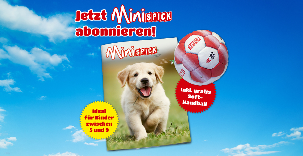 CSS Spezialangebot: MiniSPICK mit gratis Soft-Handball